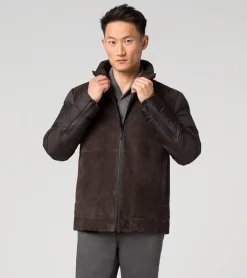 Hybrid Suede Leather Jacket